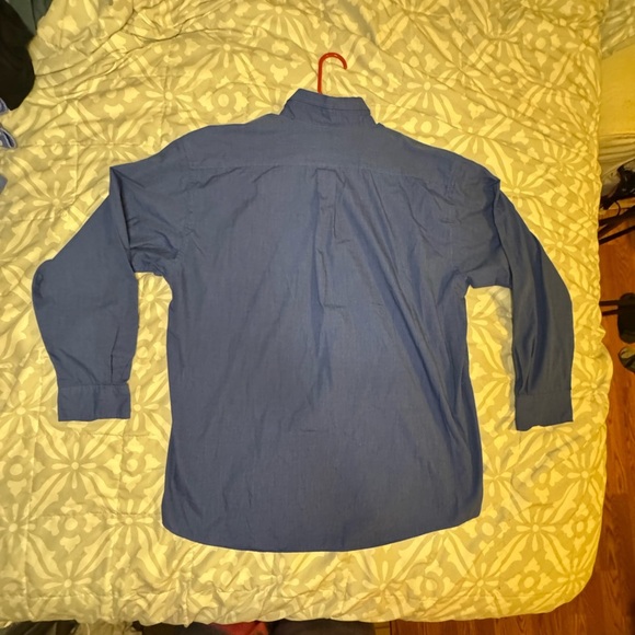 Men's Blue Button-Up Shirt - Merona - Picture 3 of 3